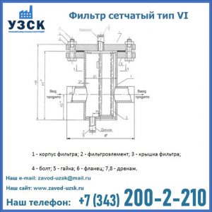 Фильтр сетчатый ФС по Т-ММ-11-2003 в Новочебоксарске